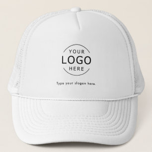 Simple Minimal Logo Company Swag Trucker Hat
