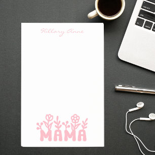 Simple Minimal Modern Basic Pink Mama Post-it Notes