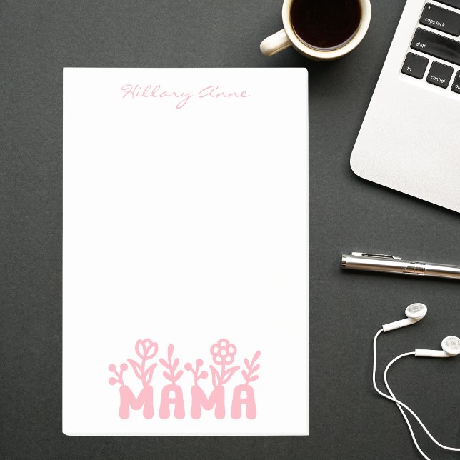 Simple Minimal Modern Basic Pink Mama Post-it Notes (Creator Uploaded)