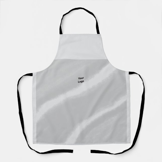 SIMPLE MINIMAL MODERN MONOGRAM ELEGANT STYLE CHIC  APRON (Front)
