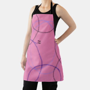 SIMPLE MINIMAL MODERN MONOGRAM ELEGANT STYLE CHIC APRON