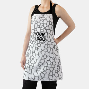 SIMPLE MINIMAL MODERN MONOGRAM ELEGANT STYLE CHIC APRON
