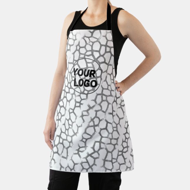 SIMPLE MINIMAL MODERN MONOGRAM ELEGANT STYLE CHIC  APRON (Insitu)