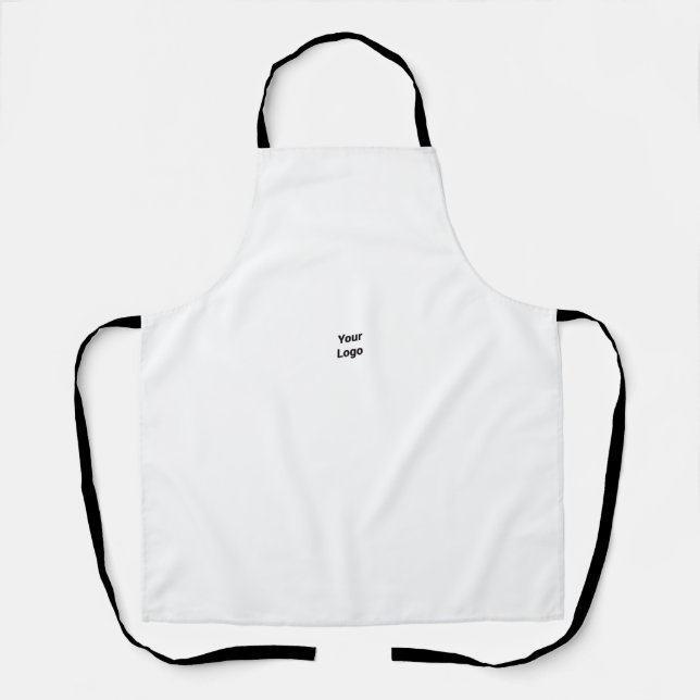 SIMPLE MINIMAL MODERN MONOGRAM ELEGANT STYLE CHIC  APRON (Front)