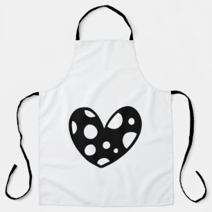 SIMPLE MINIMAL MODERN MONOGRAM ELEGANT STYLE CHIC APRON