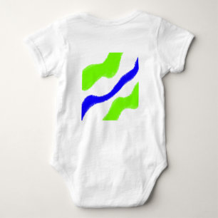 SIMPLE MINIMAL MODERN MONOGRAM ELEGANT STYLE CHIC  BABY BODYSUIT