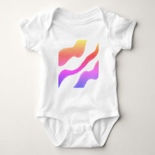 SIMPLE MINIMAL MODERN MONOGRAM ELEGANT STYLE CHIC BABY BODYSUIT