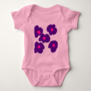 SIMPLE MINIMAL MODERN MONOGRAM ELEGANT STYLE CHIC BABY BODYSUIT