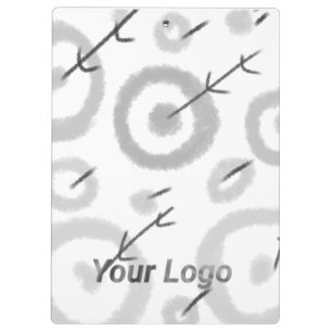 SIMPLE MINIMAL MODERN MONOGRAM ELEGANT STYLE CHIC CLIPBOARD
