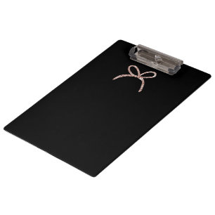 SIMPLE MINIMAL MODERN MONOGRAM ELEGANT STYLE CHIC CLIPBOARD