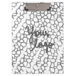 SIMPLE MINIMAL MODERN MONOGRAM ELEGANT STYLE CHIC CLIPBOARD