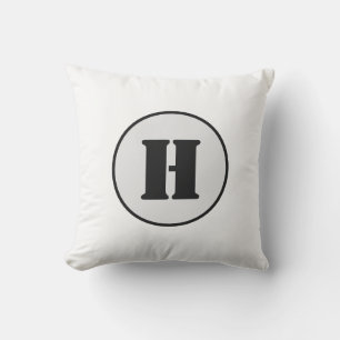 SIMPLE MINIMAL MODERN MONOGRAM ELEGANT STYLE CHIC  CUSHION