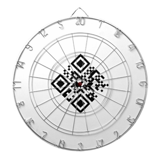 SIMPLE MINIMAL MODERN MONOGRAM ELEGANT STYLE CHIC  DARTBOARD (Front)