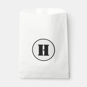 SIMPLE MINIMAL MODERN MONOGRAM ELEGANT STYLE CHIC FAVOUR BAG