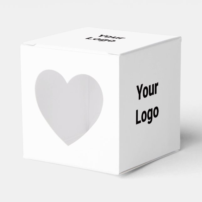 SIMPLE MINIMAL MODERN MONOGRAM ELEGANT STYLE CHIC  FAVOUR BOX (Front Side)