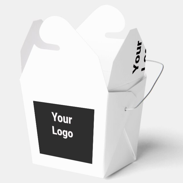 SIMPLE MINIMAL MODERN MONOGRAM ELEGANT STYLE CHIC  FAVOUR BOX (Opened)