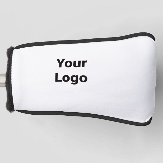 SIMPLE MINIMAL MODERN MONOGRAM ELEGANT STYLE CHIC  GOLF HEAD COVER (Front)