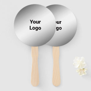 SIMPLE MINIMAL MODERN MONOGRAM ELEGANT STYLE CHIC HAND FAN