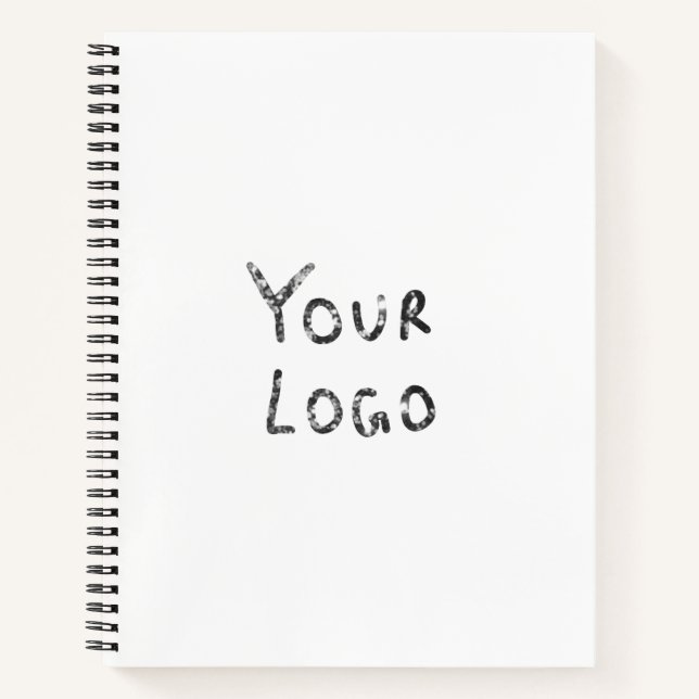 SIMPLE MINIMAL MODERN MONOGRAM ELEGANT STYLE CHIC  NOTEBOOK (Front)