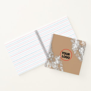 SIMPLE MINIMAL MODERN MONOGRAM ELEGANT STYLE CHIC NOTEBOOK