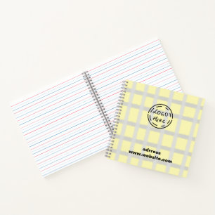SIMPLE MINIMAL MODERN MONOGRAM ELEGANT STYLE CHIC  NOTEBOOK