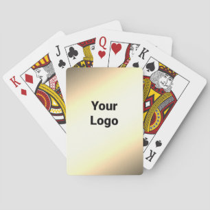 SIMPLE MINIMAL MODERN MONOGRAM ELEGANT STYLE CHIC  PLAYING CARDS