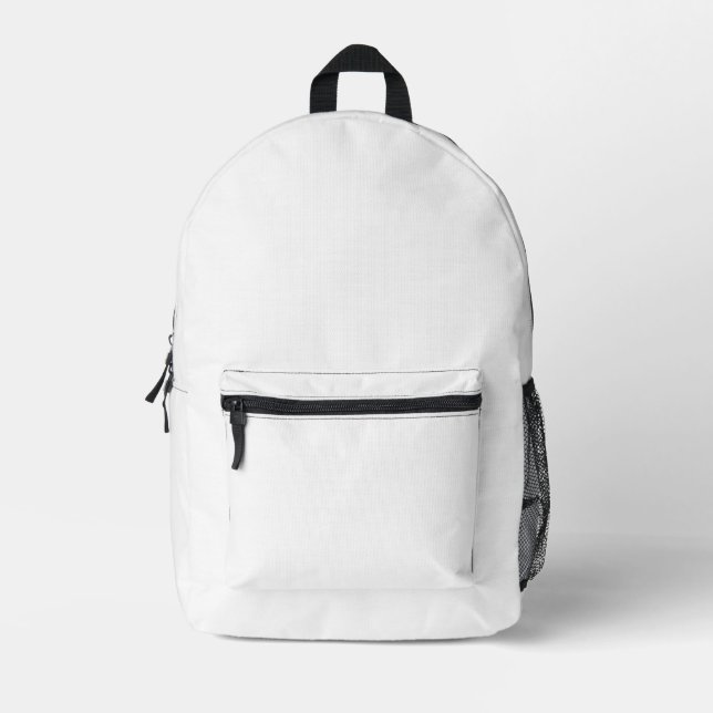 SIMPLE MINIMAL MODERN MONOGRAM ELEGANT STYLE CHIC  PRINTED BACKPACK (Front)