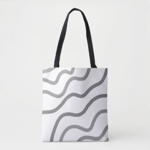 SIMPLE MINIMAL MODERN MONOGRAM ELEGANT STYLE CHIC  TOTE BAG
