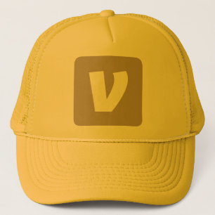 SIMPLE MINIMAL MODERN MONOGRAM ELEGANT STYLE CHIC  TRUCKER HAT