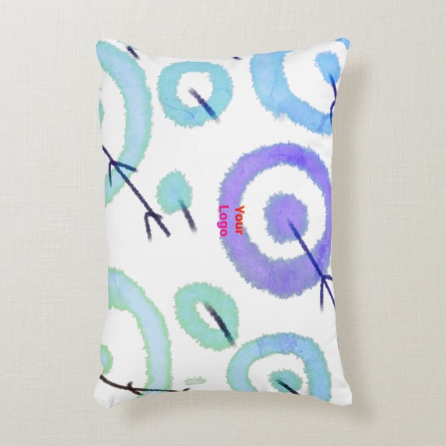 SIMPLE MINIMAL MODERN MONOGRAM ELEGANT STYLE  TOTE DECORATIVE CUSHION (Front(Vertical))