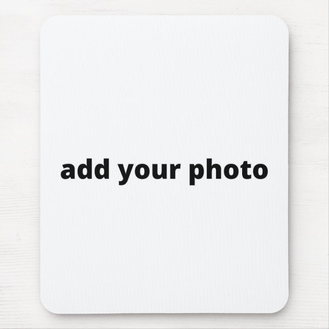 simple minimal monogram logo elegant personalised  mouse pad (Front)