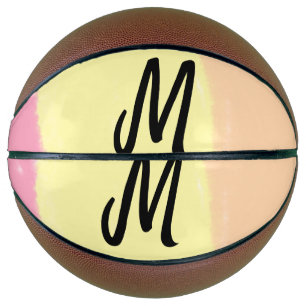 simple minimal monogram logo personalised baking basketball