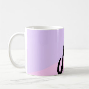 simple minimal monogram logo personalised baking   coffee mug