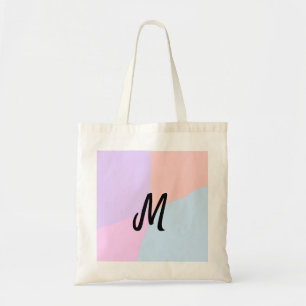 simple minimal monogram logo personalised baking tote bag