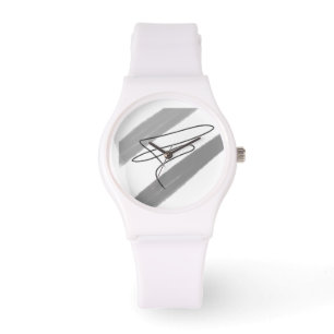Simple minimal pink purple watercolor abstract app watch