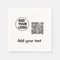 Simple minimal q r code add logo scan code name te