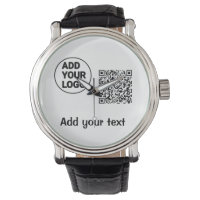Simple minimal q r code add logo scan code name te