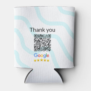 Simple minimal q r code add logo scan code name we can cooler