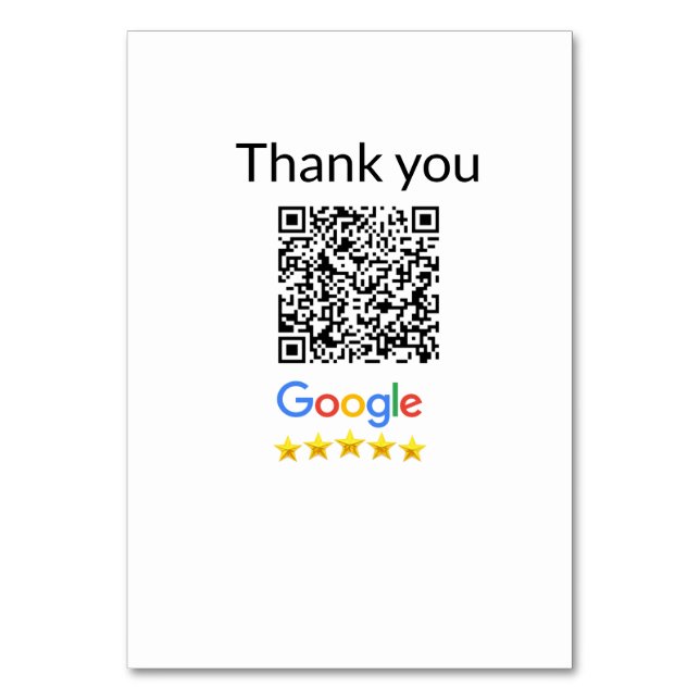 Simple minimal q r code add logo scan code name we table number (Front)