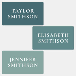     Simple Minimal Sage Green Add Your Name School