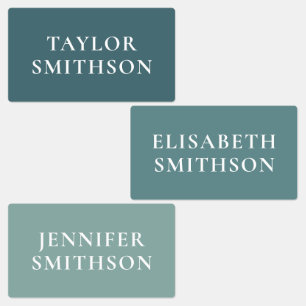     Simple Minimal Sage Green Add Your Name School