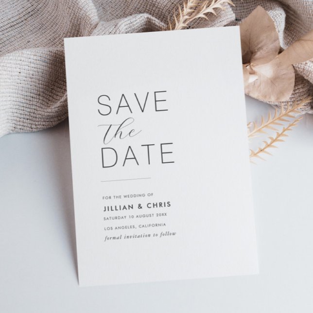 simple minimal save the date card (Creator Uploaded)