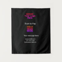 Simple minimal scan to pay Add QR logo website ema