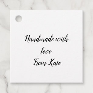 simple minimal small handmade business GIFT TAGS