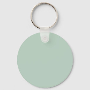 simple minimal solid color custom green gray boho key ring