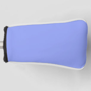 simple minimal solid colour custom blue pastel ad golf head cover