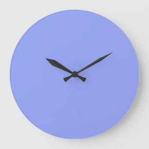 simple minimal solid colour custom blue pastel ad large clock