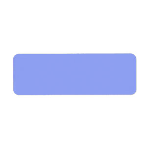 simple minimal solid colour custom blue pastel ad return address label