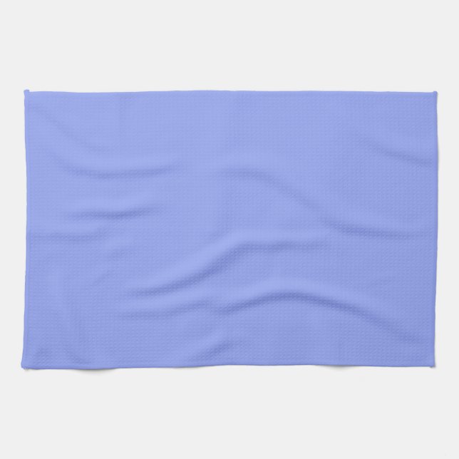 simple minimal solid colour custom blue pastel ad tea towel (Horizontal)