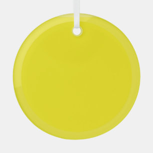 simple minimal solid colour custom glass tree decoration